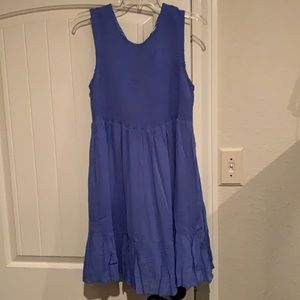 Adorable periwinkle blue sun dress, size L
